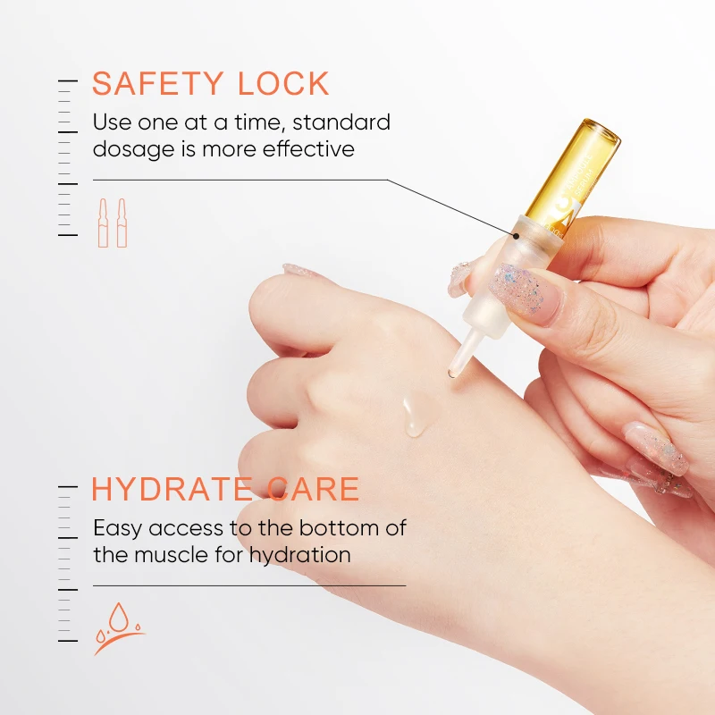 SADOER فيتامين C أمبولة جوهر الوجه ترطيب الذهب حمض...