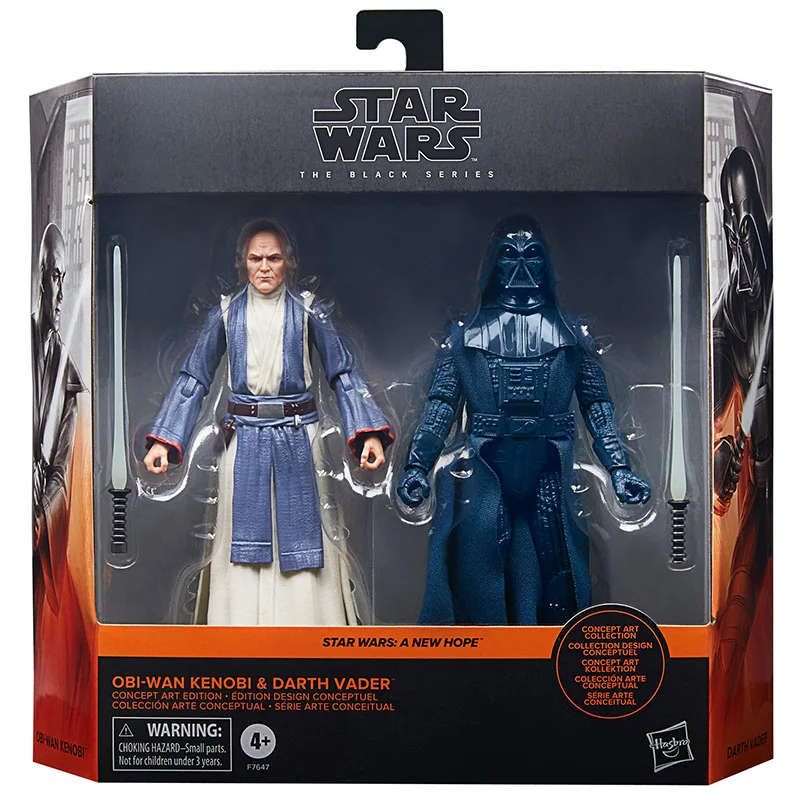 Original Star Wars The Black Series Obi-Wan Kenobi & Darth Vader (Ralph Mccave Edition) Collezione Action Figure Toys