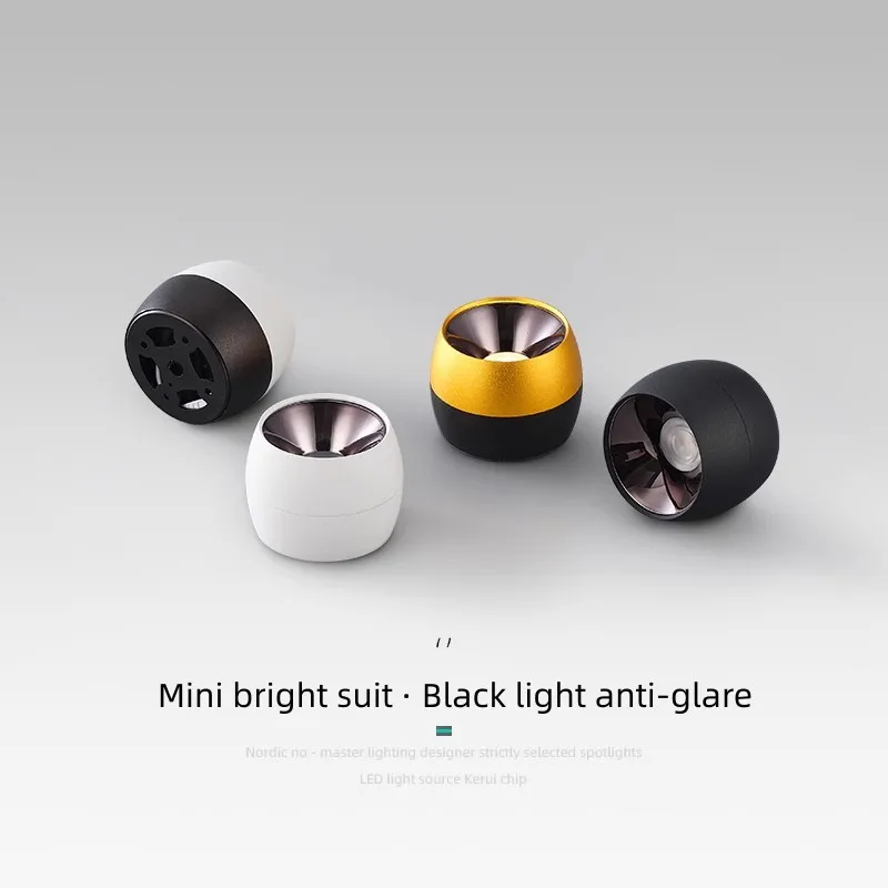 LED 미니 스포트 라이트 COB 천장 조명 룸 장식 조명 주방 거실 통로 7W..
