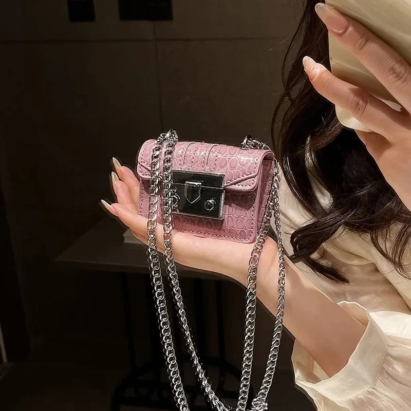 Mini Crossbody Bags for Women Designer Bags Luxury Chain Shoulder Coin Mini Purse Elegant Small Square Box Lipstick Bag