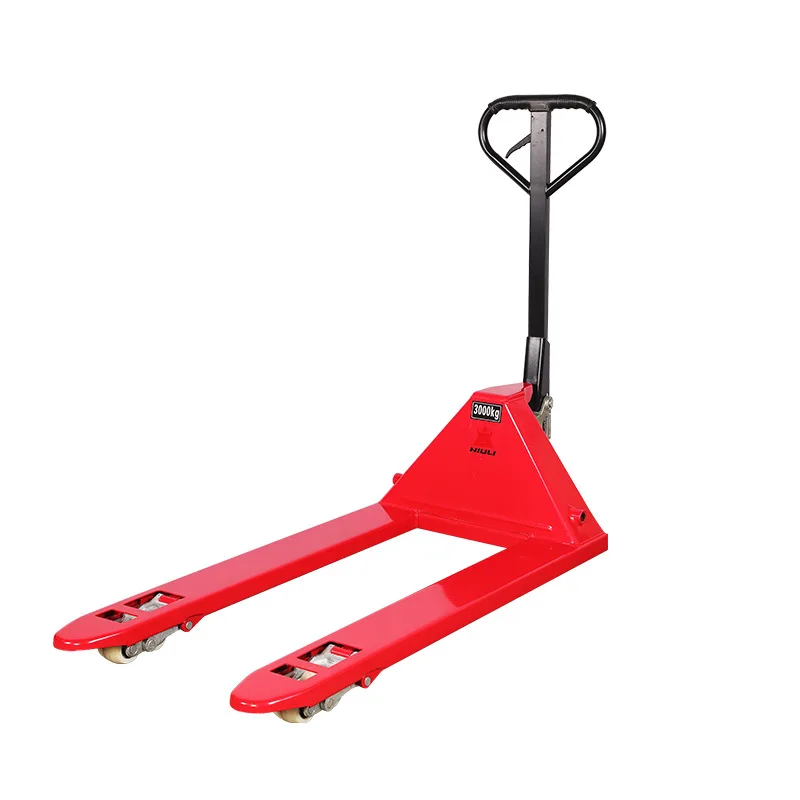 

Forklift manual hydraulic pallet truck 3T AC pump handling and loading driver pull forklift