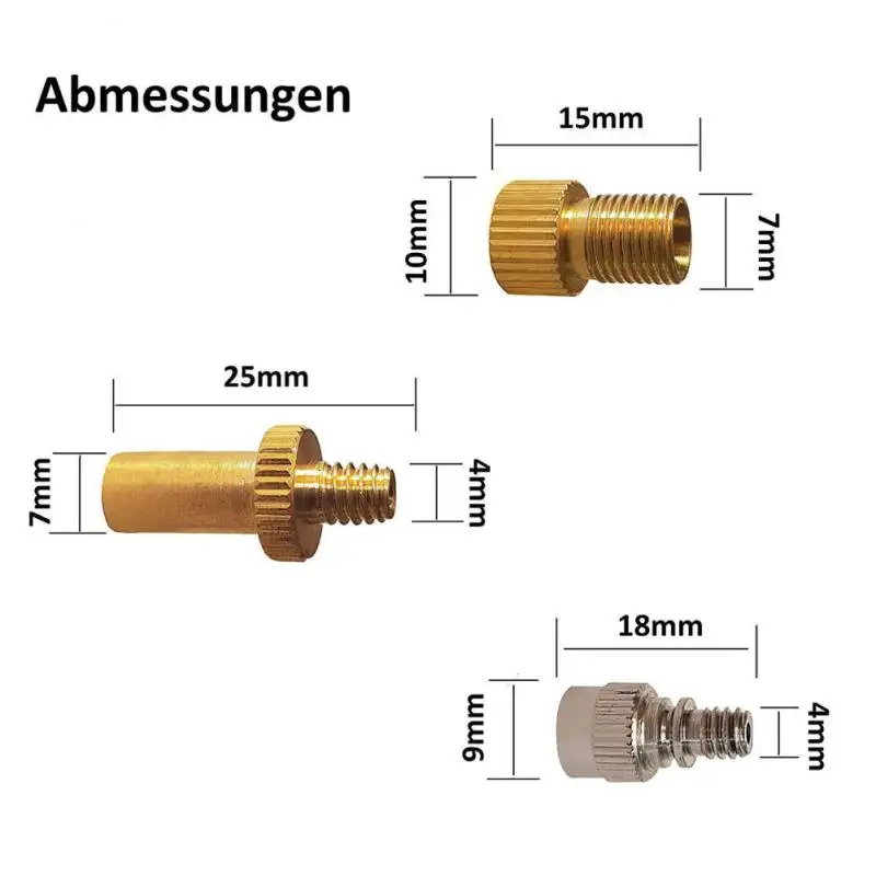 

Valve Adapter Set Wheels Gas Nozzle Tube Tool SV AV DV Set Valve Adapter Pump Bike Accessories