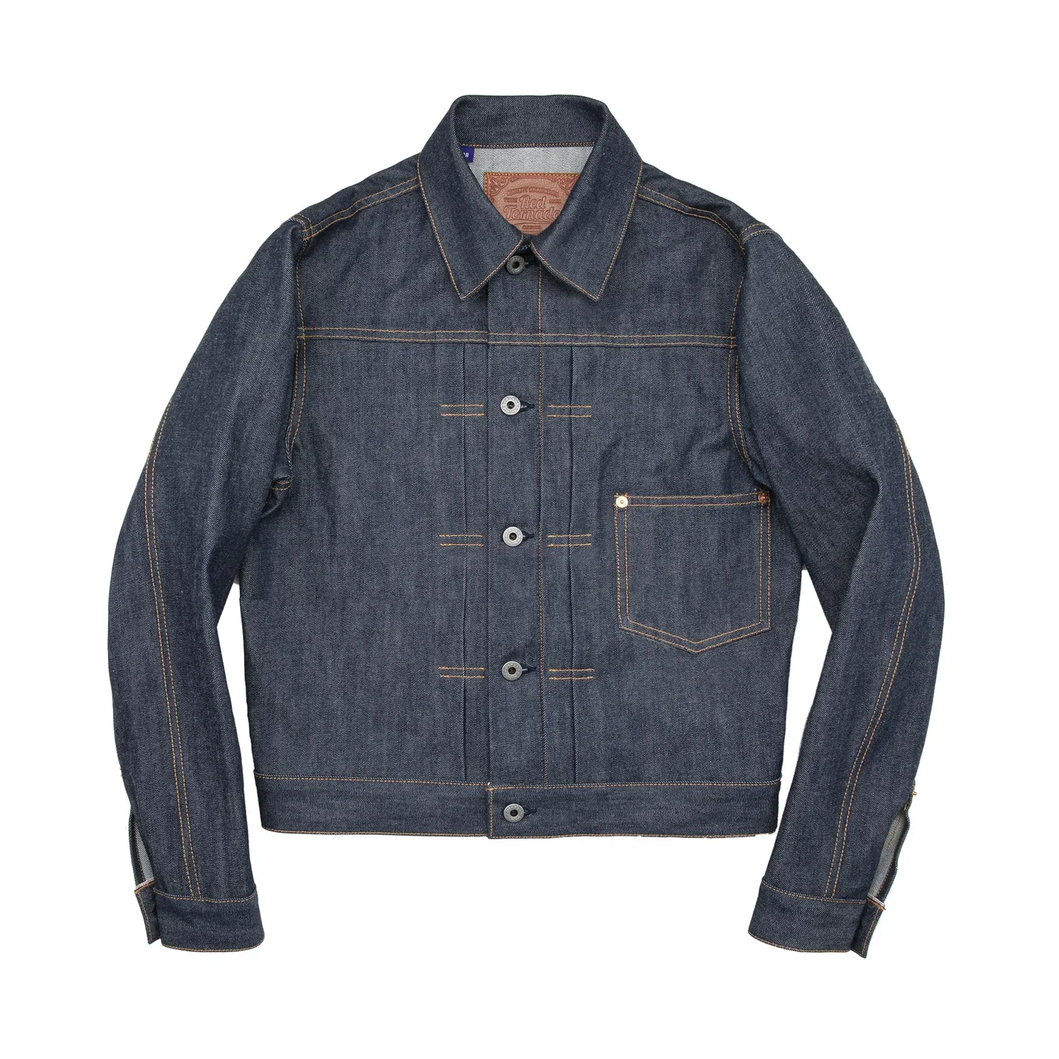 Red Tornado 506XX Jean Jacket American Casual Style Type 1 Selvedge Denim Blouse 2