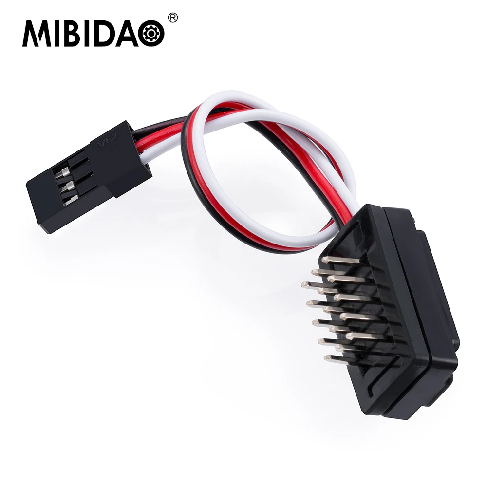 Mibidao 10Cm Cavo Di Prolunga Jr Plug 1 A 5 Maschio Cavo Integrato Per Rc Car Truck Boat Airplane Model Toys Parti Di Aggiornamento