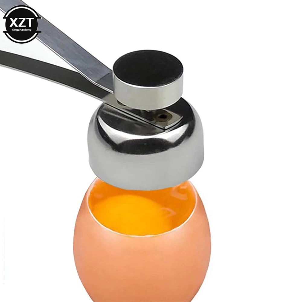 304 Stainless Steel Egg Scissors Eggshell Opener Double Head Metal Boiled Egg Creative Gadgets Kitchen Cooking Accessories Tools egg shell opener egg opener egg shell scissors