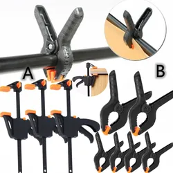 2/4 Inch F/A Shape Woodworking Adjustable Homely Quick Clip Device Clamp Carpentry Gadget Tube Clips Spring ClampsFixing Clamp