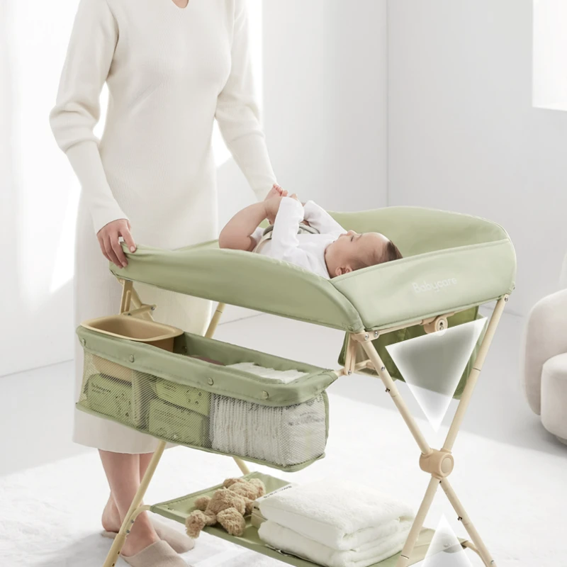 Removable Diaper Table Multi-gear Adjustable Baby Care Table Multi-functional Bath Change Diaper Folding Changing Tables
