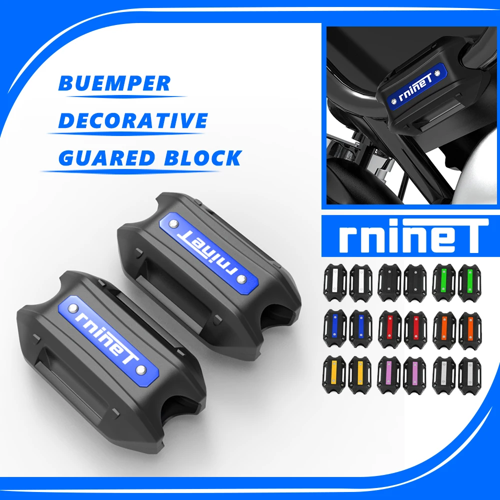 

25mm CNC Motorcycle Crash Bar Bumper Engine Guard Protection Decorative Block For BMW R-NINET 2014-2022 Rninet R NINET 2021 2020