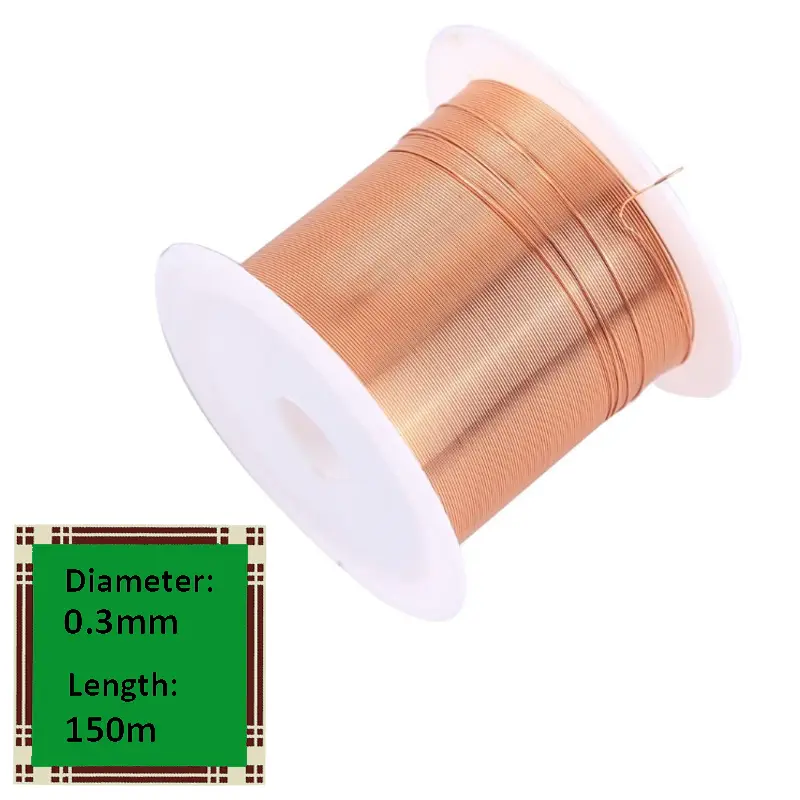100g Enameled Copper Wire 0.1mm-1.5mm High Precision Magnet Winding Wire For Transformers, Motors, Relays, Inductors (1300m-6m) image 24