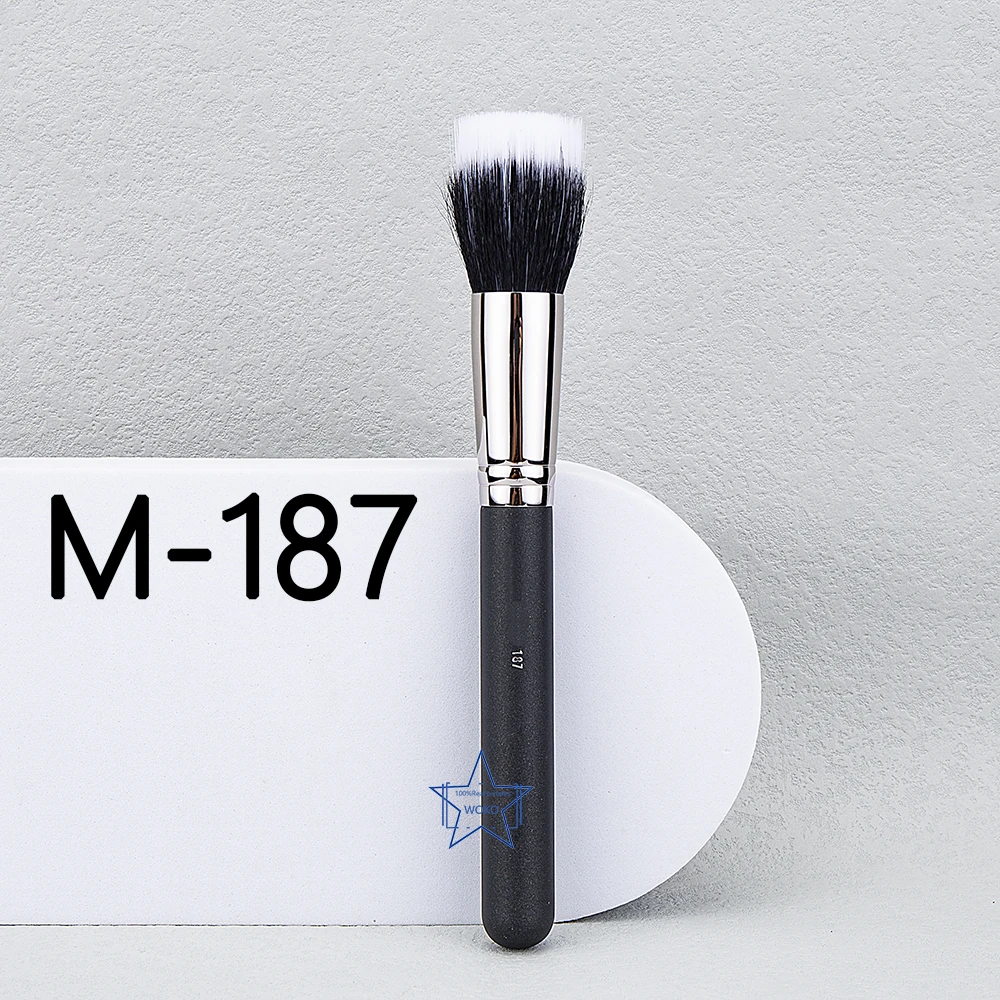 

M187 Large Stippling Brush Face Stippling Blush Brush High Quality Duo Fibre Blush Stippling Makeup Tool Stippling Makeup Brush