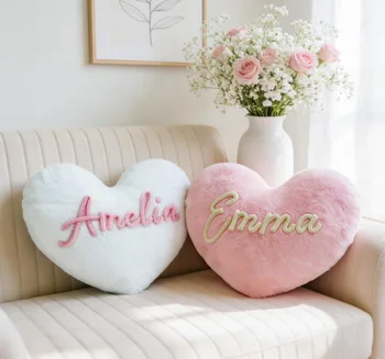 Personalized Heart Name Pillow 1