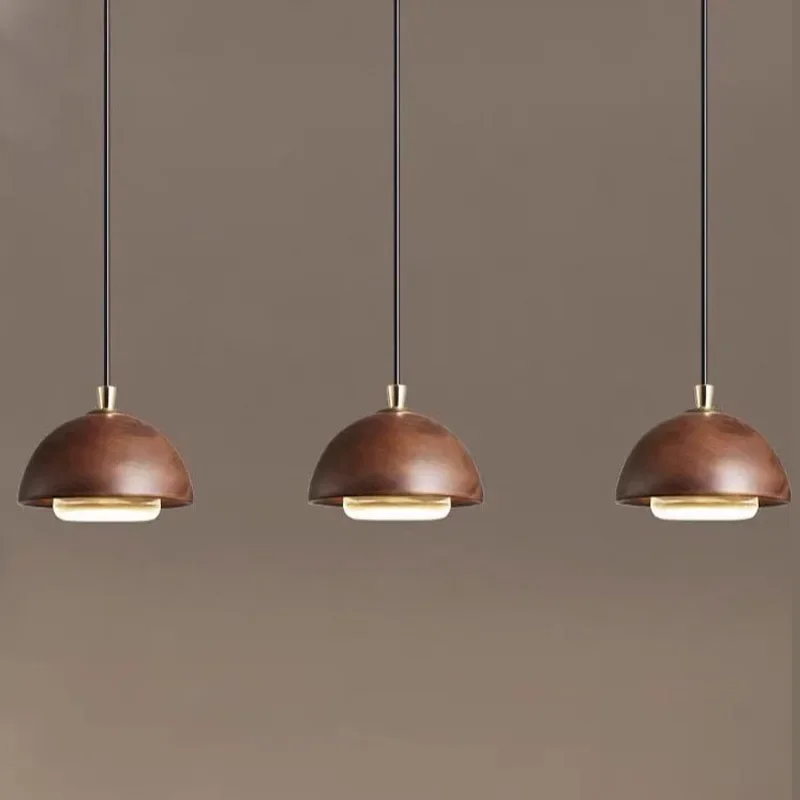 

Nordic LED Pendant Lamp Wood Bar Kitchen Island Hanging Light Restaurant Coffee Shop Loft Home Decoration Indoor Lighting