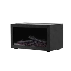 Aromatic Flame Fireplace Humidifier and Essential Oil Diffuser (Black)