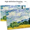 Maxrenard Jigsaw Puzzle 500 Pieces for Adults Kid Van Gogh Portrait Toy Family Game Famous World Oil Painting Home Decoration 3