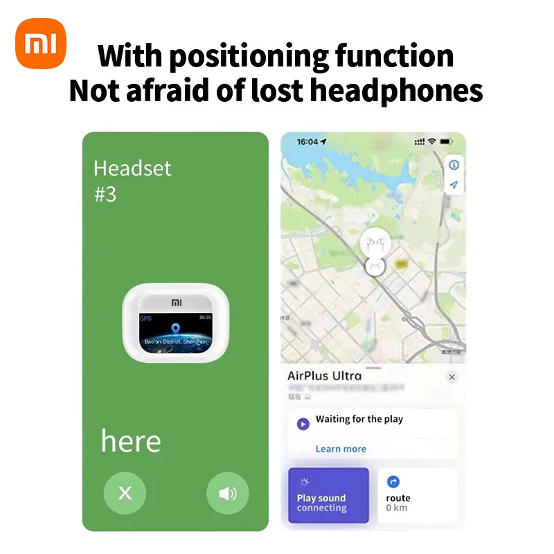 XIAOMI A8 Pro ANC Bluetooth5.3 słuchawki TWS bezprzewodowe słuchawki dźwięk HiFi sportowe słuchawki douszne wodoodporny zestaw słuchawkowy do gier z mikrofonem