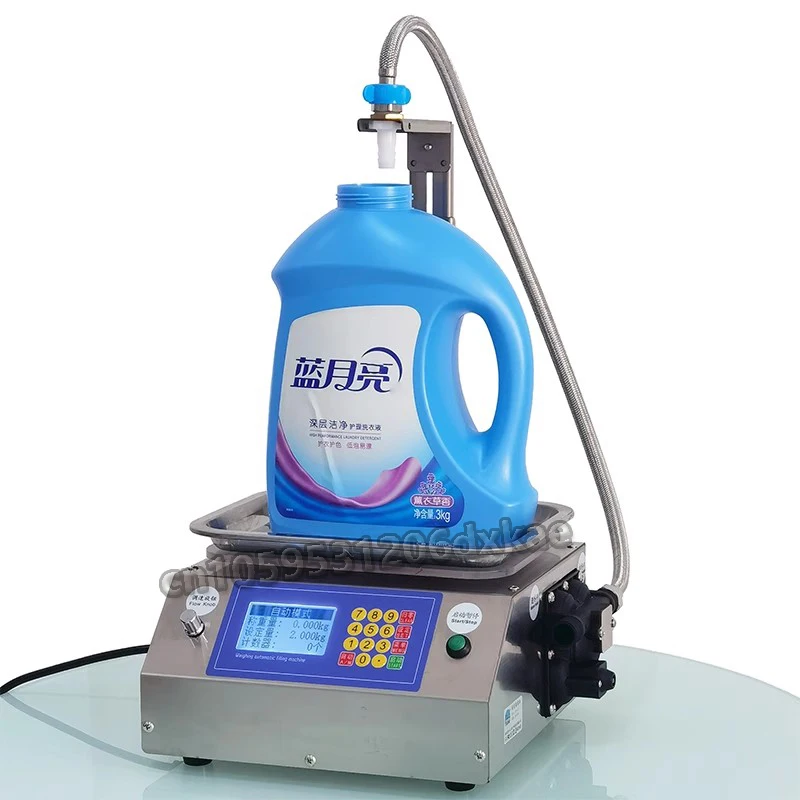 0.03kg-15kg English Version Large Flow Weighing Type Fully Automatic Quantitative Dispensing Liquid Filling Machine Suitable for