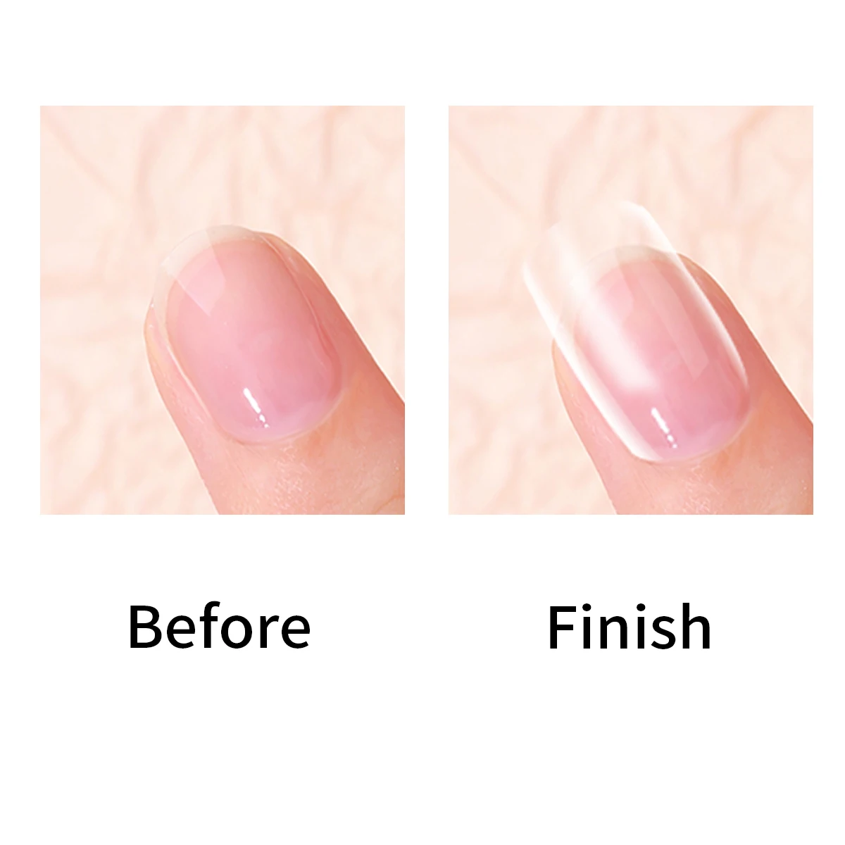 20Tips nail stickers art decoration decals Transparent Semi Cured Gel Nail Strips Clear Extension Nail Gel Polish Waterproof Long Lasting Nails Stickers