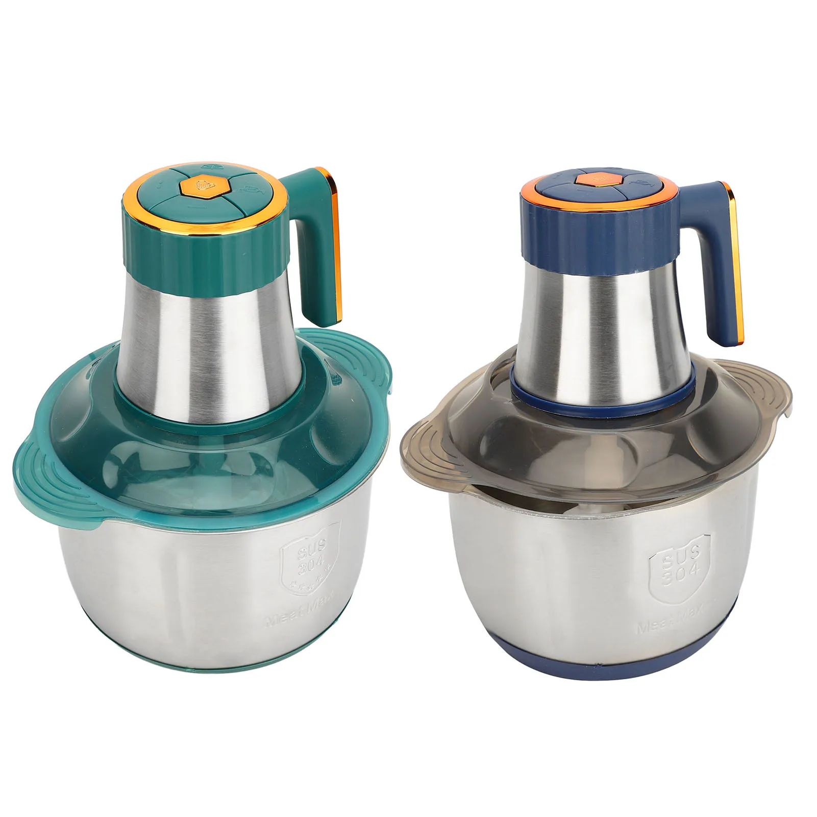 Food Processor 5L Stainless Steel 500W Detachable Multifunctional Labor Saving Electric Food Chopper for Meat Vegetable 5