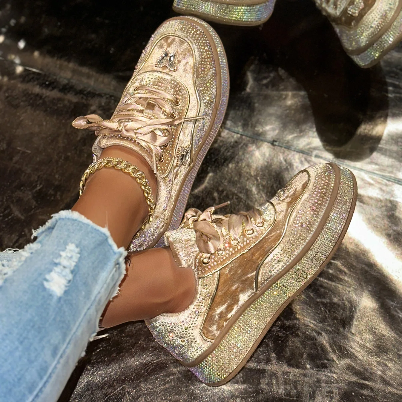 Luxury Designer Women Sneakers Outdoor Platform - Uniqwear