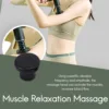 6PCS/Set Muscle Relaxation Massage Jigsaw Electric Massagers Adapter Percussion Massage Tips Kit Attachment Massager 5