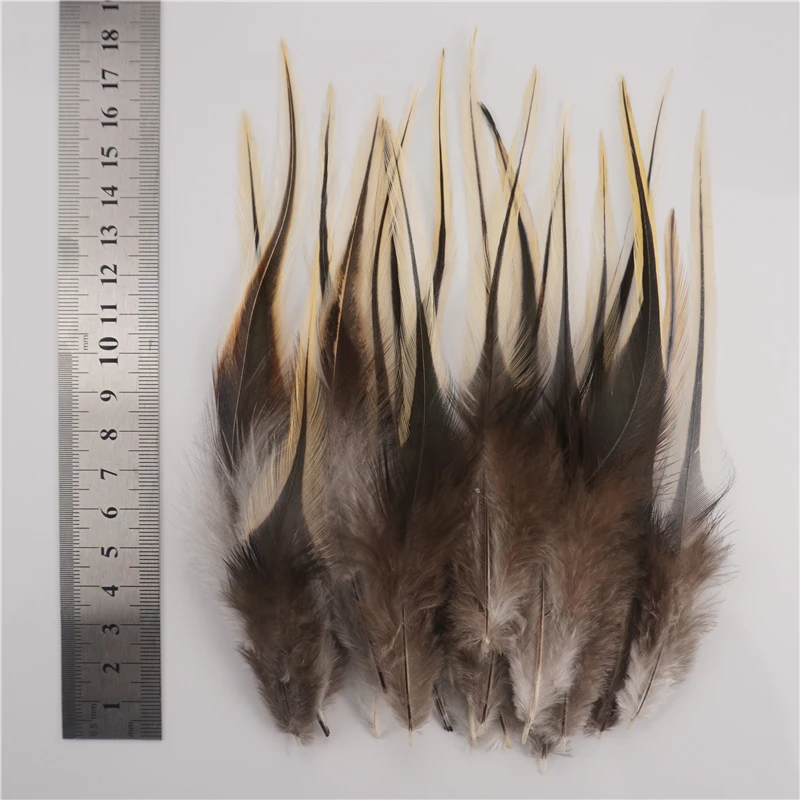 Pheasant Feathers Craft Feathers Natural Feathers Natural Pheasant Feathers for Crafts Chicken Plume Dream Catcher Accessories DIY Jewelry Creation Holiday Handicraft Decorations