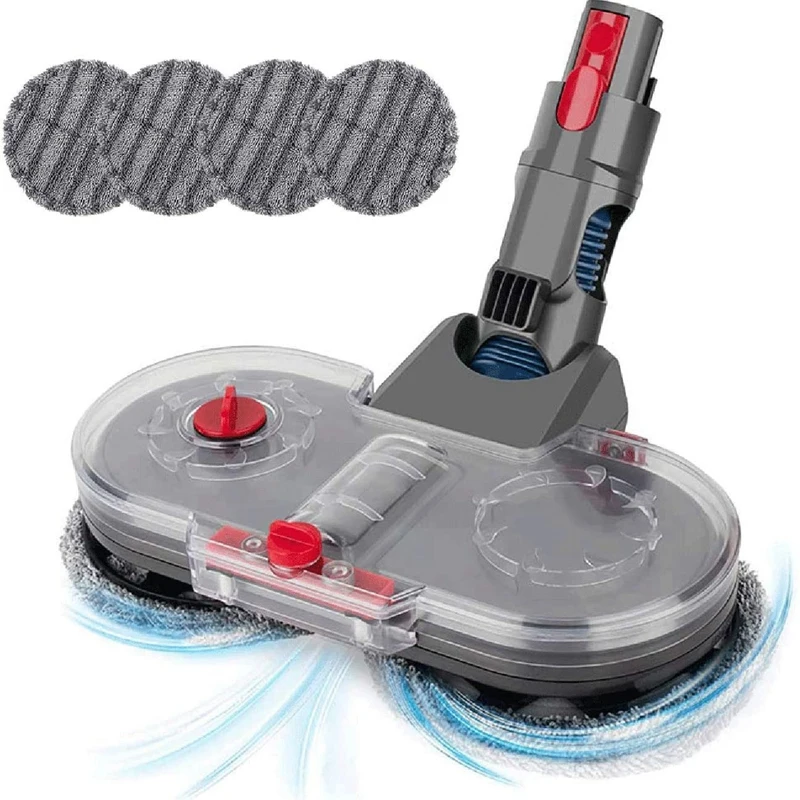

2X Electric Mopping Vacuum Brush Cleaner Cleaning Cloth Water Tank Set For Dyson V7 V8 V10 V11 Replaceable Parts