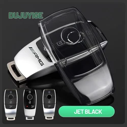 Transparent TPU Car Key Cover Protector Shell Auto Accessory (Black(MB - B Style))