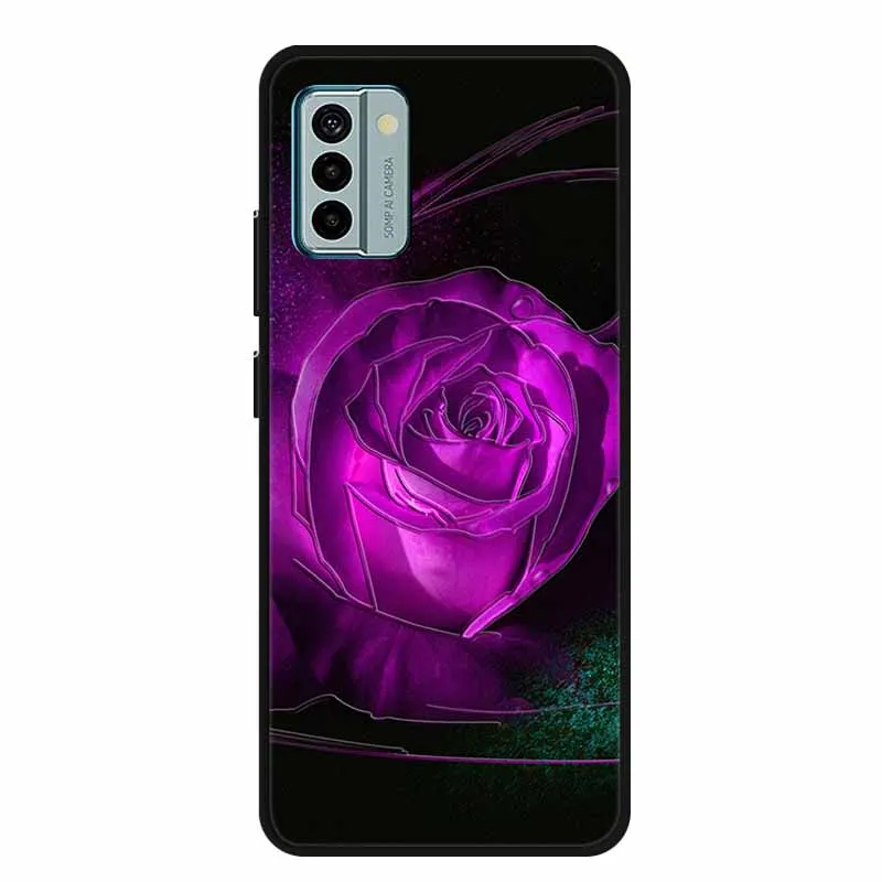 Elegant Black Silicone 3D Relief Emboss Soft Back Case Cover