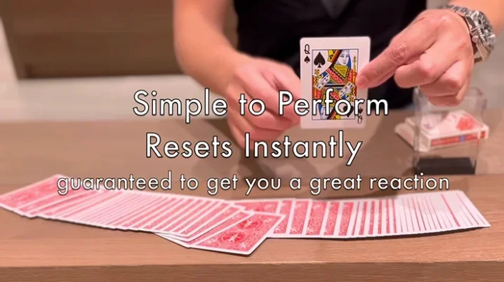 Insta Box By Taiwan Ben Magic Tricks Card in Box Chosen Card