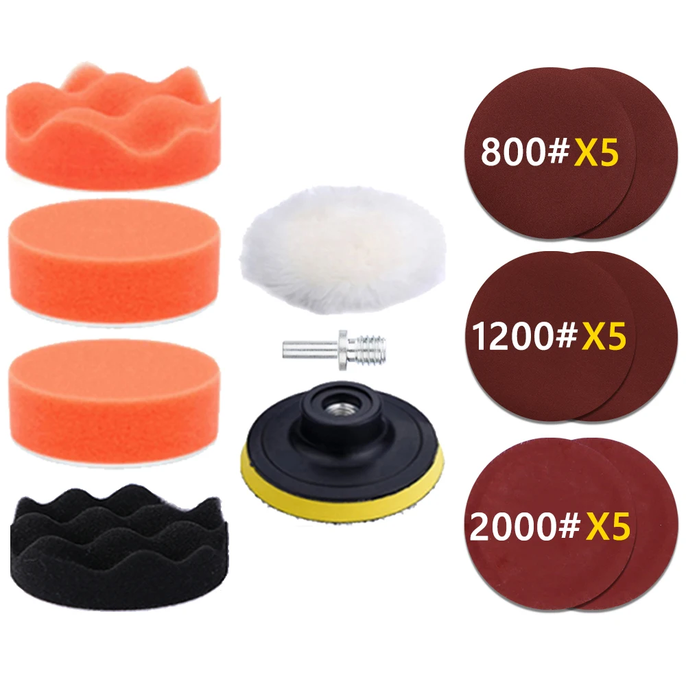 POLIWELL Auto Performance Foam Discs, 6 Inch Sanding Discs P3000 Grit - View #3