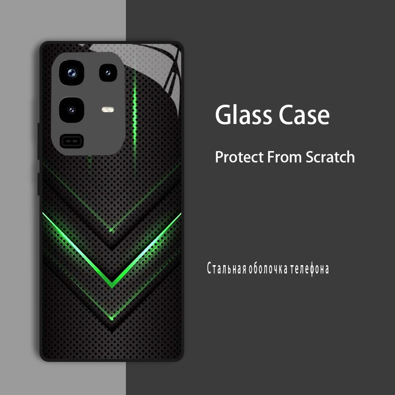Premium Shockproof Tempered Glass and Hard Case Cover