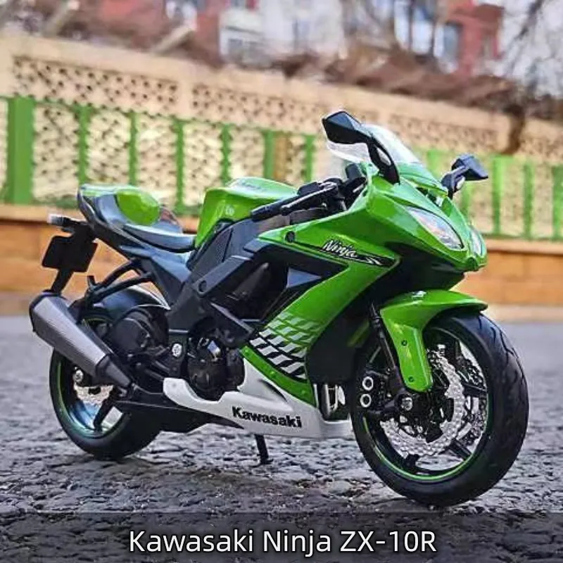 Miniature Moto Kawasaki Ninja Zx 10 R 1/12 Maisto IN Box Green