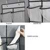 Hanging shoe rack organizer Over the Door Shoe Organizer 12/14 Large Breathable Mesh Pockets slippers organizer shoe storage 5