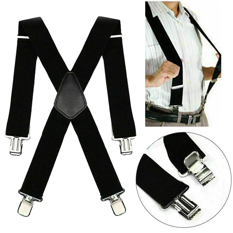 Подтяжки регулируемые Y-образные для мужчин и женщин модные эластичные ремни