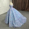 Quinceanera Dresses Ball Gown Flower Vestidos De 15 Años Blue Sweetheart Flower Beading DY9958 Evening Party Dress bar mitzvah 4