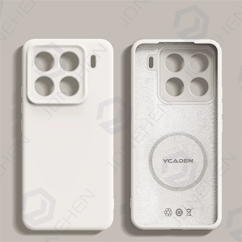 Sleek Candy Liquid Silicone Magnetic Phone Case with Magsafe Wireless Charging Compatibility