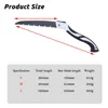 180/210/250mm Portable Folding Hand Saw Outdoor Camping Pocket Saws Garden Fruit Tree Pruning Tools Woodworking Wood Cutting Saw 5