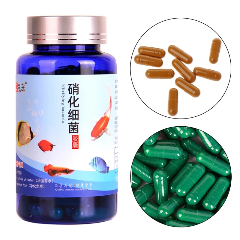 20/30/50/80/100 Pcs Aquarium Nitrifying Concentrated Fish for Tank Pond Cleaning for Fresh Water Supply fish tank water purifier