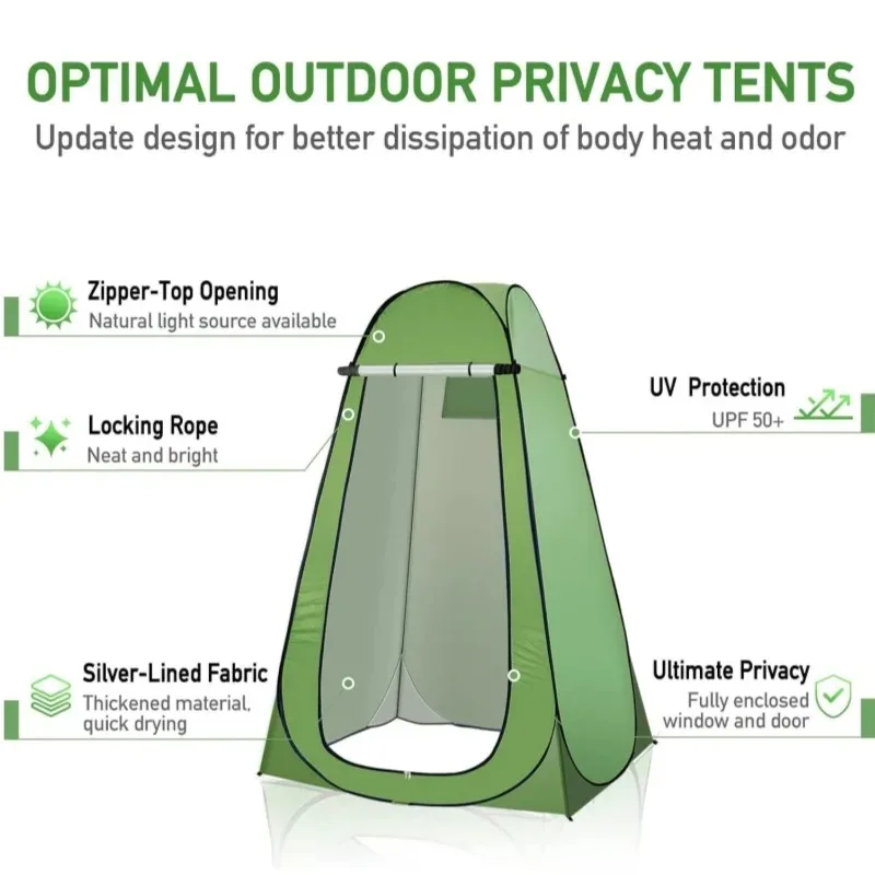 Portable Outdoor Camping Tent Simple Bath Cover Changing Fitting Room Private Toilet Bathroom Beach Fishing pop up tent