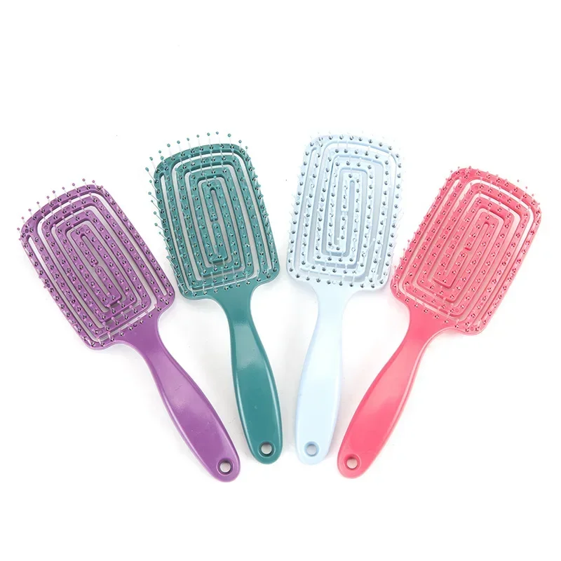 Girls Hair Scalp Massage Comb Hairbrush Bristle Nylon for Women Wet Curly Detangle Hair Brush Salon Hairdressing Styling Tools hair comb,curly hair brush,hair styling tools,hair brush comb