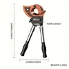 1pc Ratchet Cable Cutter Portable Ratcheting Wire Cutting Tool Cutting Below 300mm² Lightweight Cutting Hand Tool With Anti-Slip 3