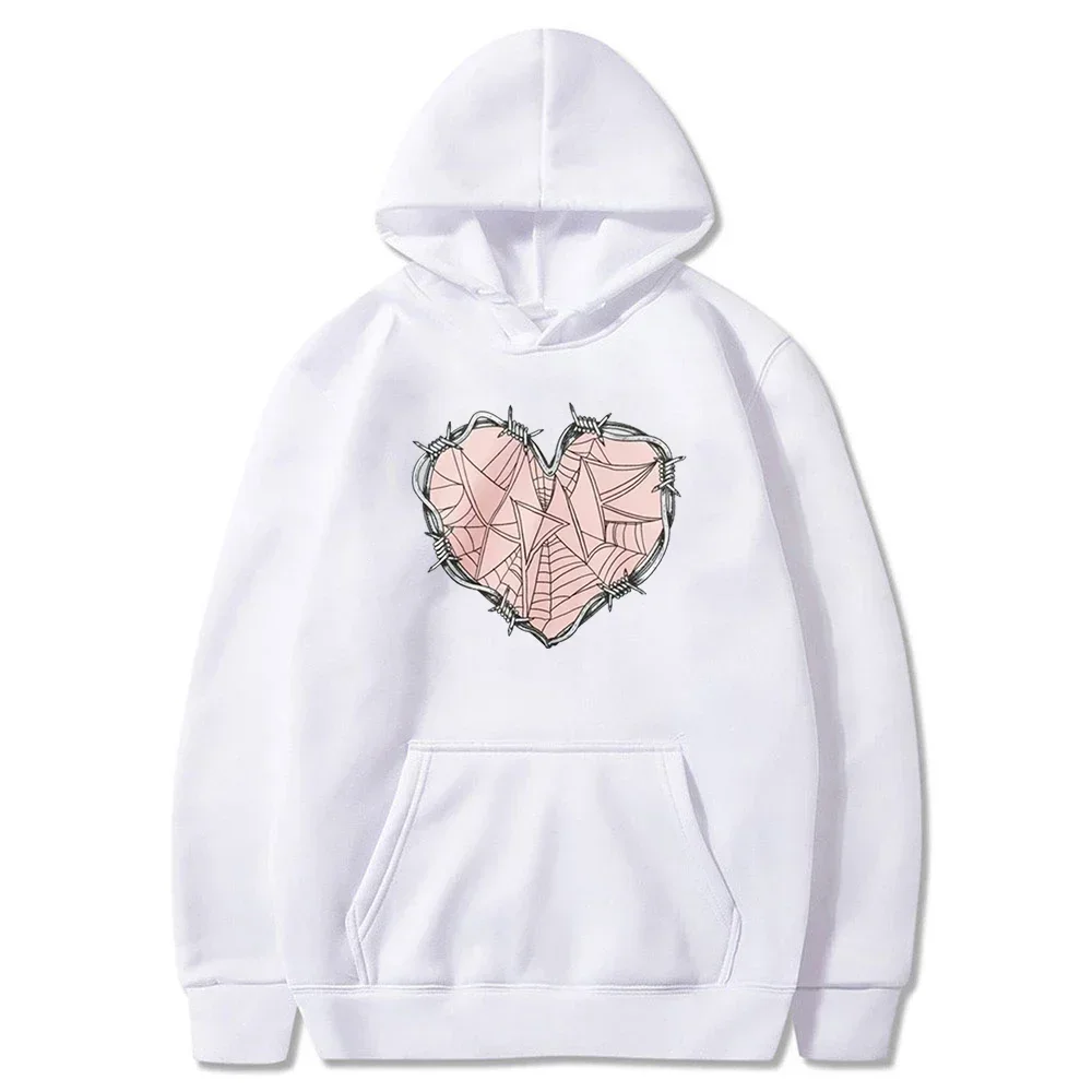 thumbnail image 1 of Ropa de moda 2024 XPLR Sam y Colby Merch Web Heart Sudadera con capucha de manga larga para mujer y hombre, estilo informal, ropa de calle Harajuku, 1 of 5