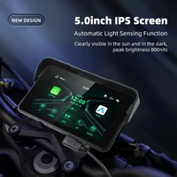 EKIY 5.0 inch Wireless CarPlay Moto Android Auto Portable Digital Motorcycle Dashboard GPS Motorcycle Navigation Display Screen - Image 3