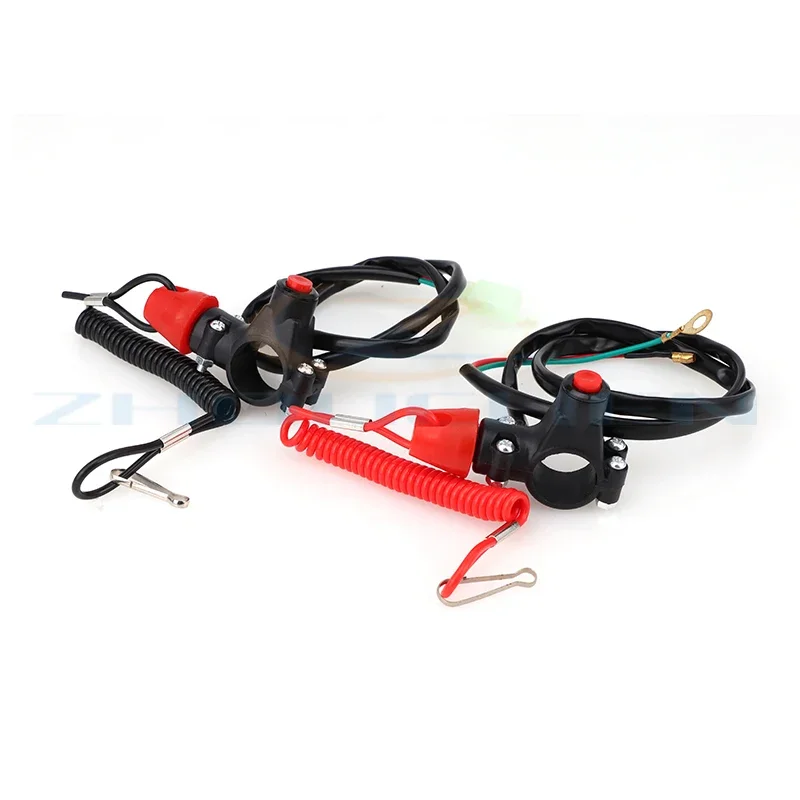 Safety Stop Kill Switch Push Button for 2-Stroke Mini Moto and ATV Accessories
