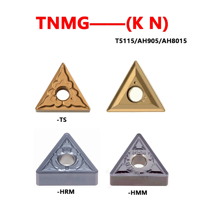 

TNMG160404-HMM AH905 TNMG160412-HRM AH8015 TNMG160408 T5115 T9125 T9215 TNMG Original CNC Inserts Lathe Cutting Machine Tool