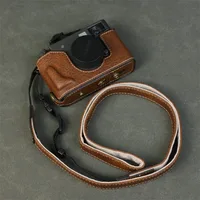 For Fujifilm X Half Camera Case Xhalf Portable Retro Leather Camera Bag X-HALF Leather Case Shoulder Crossbody Protective Shell - Image 6