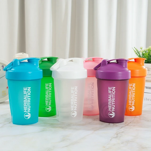 400ml Portable Protein Powder Shaker Bottle Leak Proof Water Bottle for Gym Fitness Training Sport Shaker Mixing Cup with Scale 4