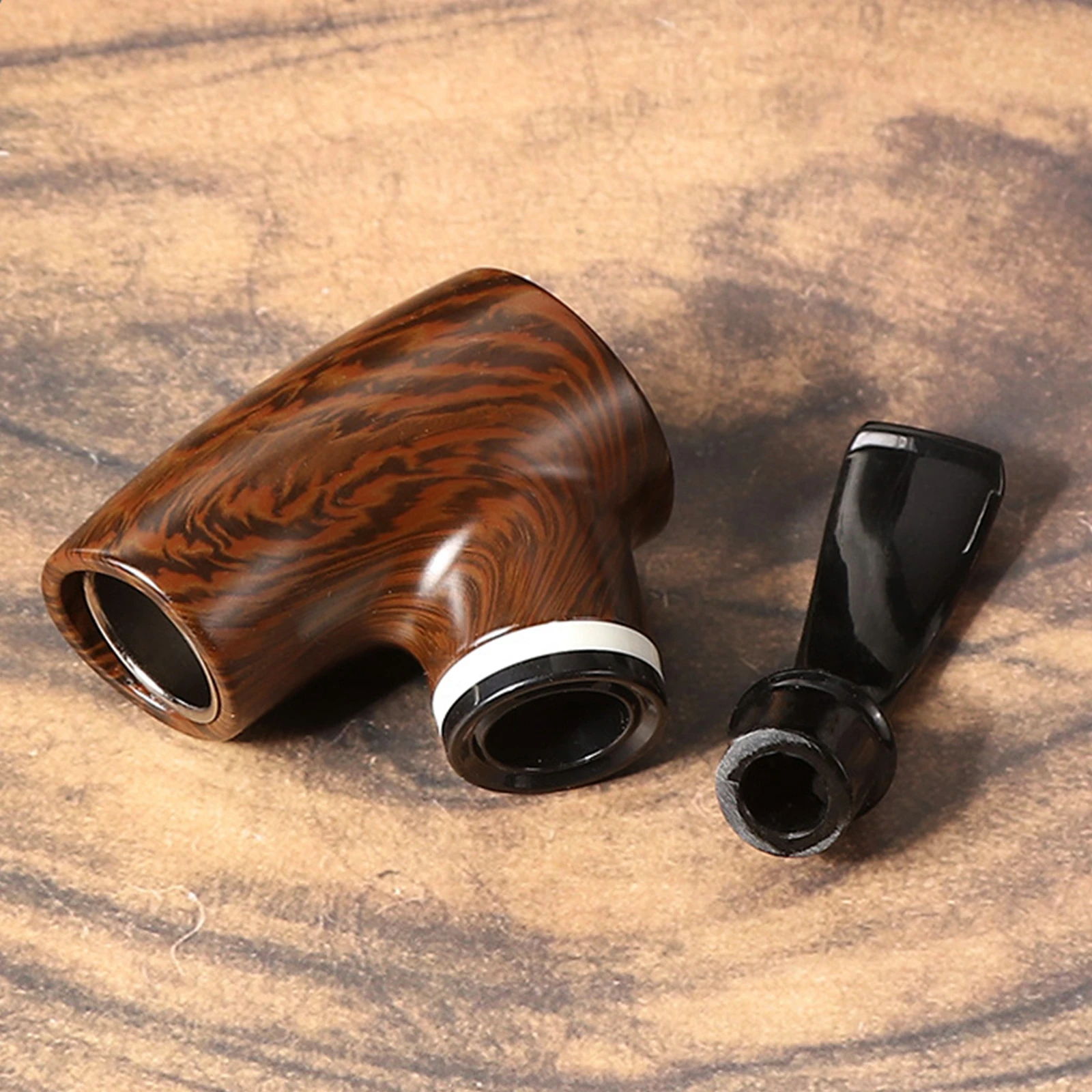 1pc Resin Pipe, Removable Cleaning Filter Cigarette Holder, Smoking Pipe, Smoking Accessories, Men's Gift