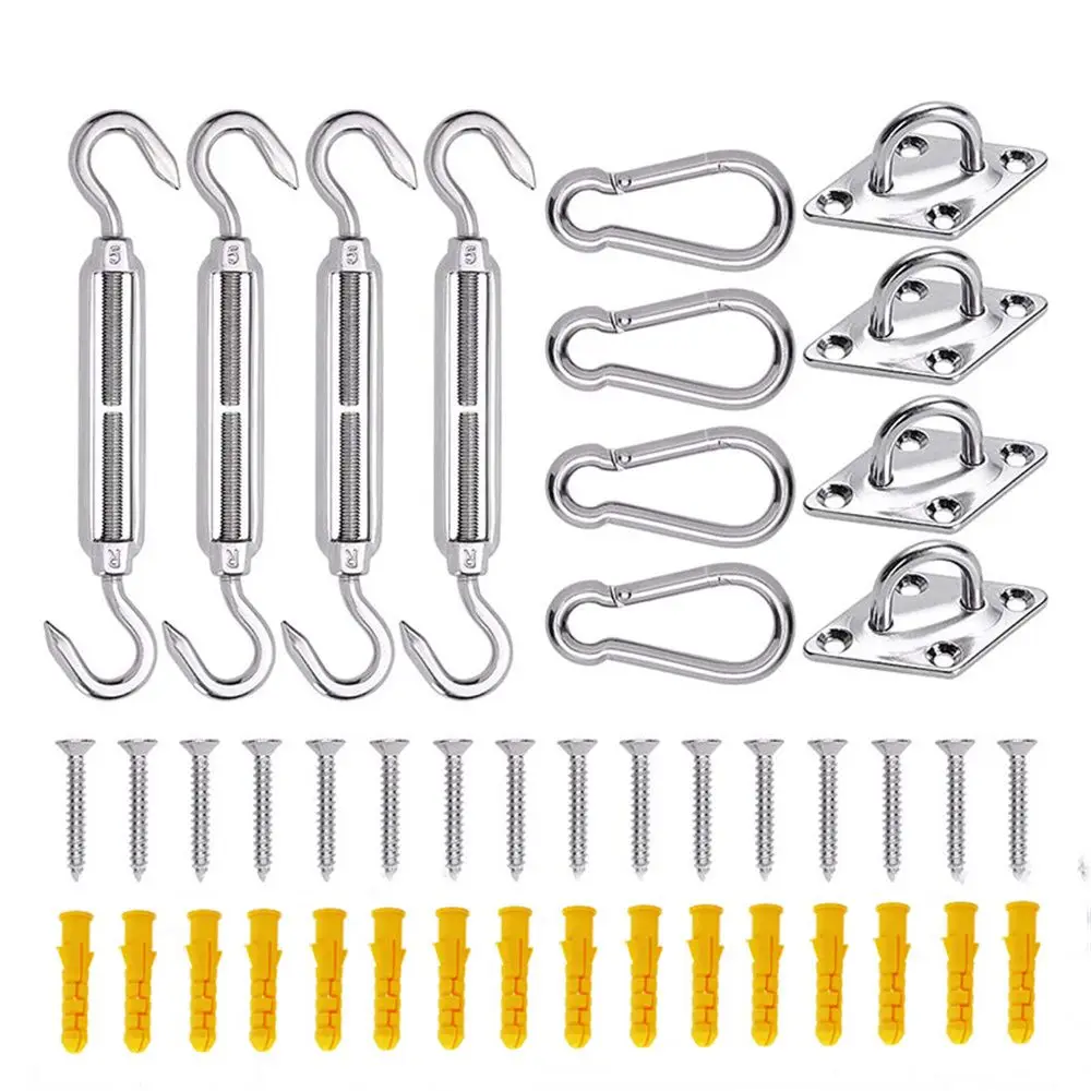 

Hot Sale Home Garden Carabiner Clip Sunscreen Awning Accessory Shade Canopy Fixing Kit Sun Sail Fix Fitting Hardware Hook