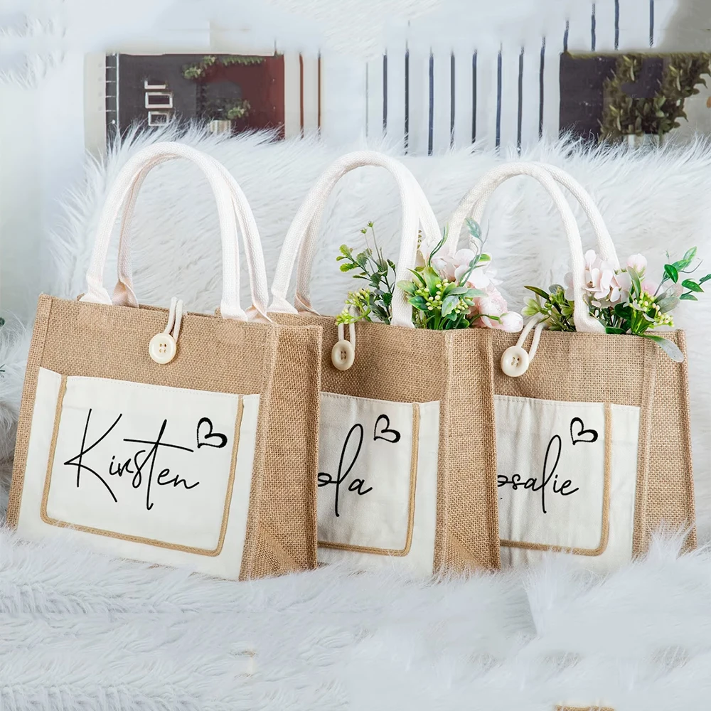 Custom-Burlap-Tote-Bag-Personalized-Burlap-Beach-Bag-Bridesmaids-Jute ...